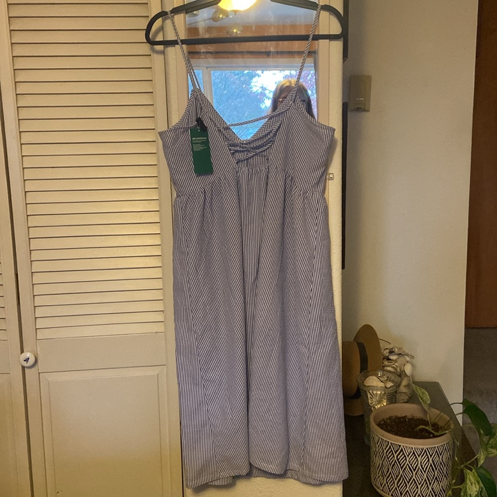 HM Dress seersucker strapped dress - Picture 4 of 6